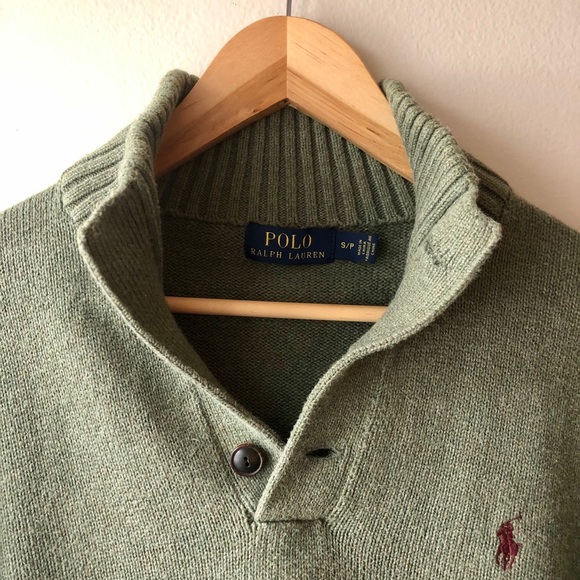 Polo by Ralph Lauren Pullover Green Small - Picture 7 of 9